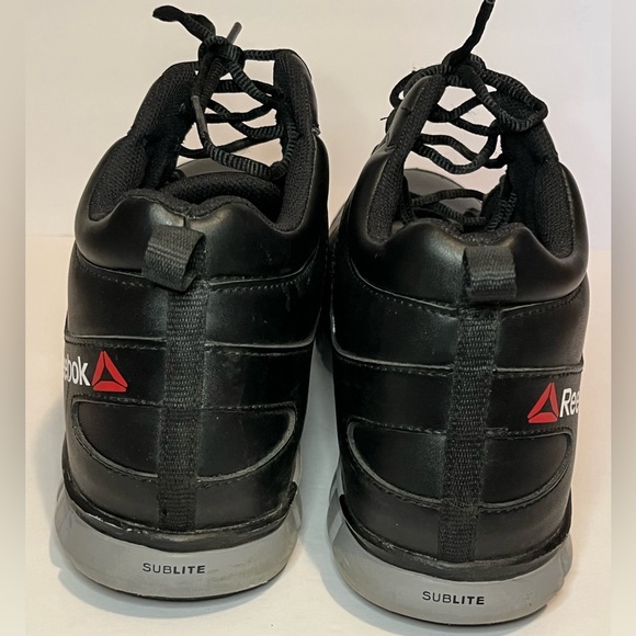 Reebok Sublite Cushion Work - RB4142 Men's Athletic Mid Cut - Black - Picture 10 of 16